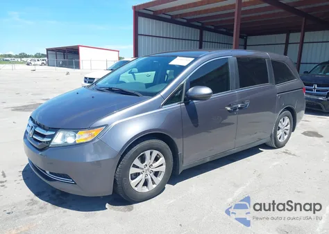2014 Honda Odyssey Ex z USA, uszkodzony, nr VIN 5FNRL5H41EB081490